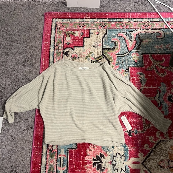 Grey Ribbed Sweater - Picture 2 of 4